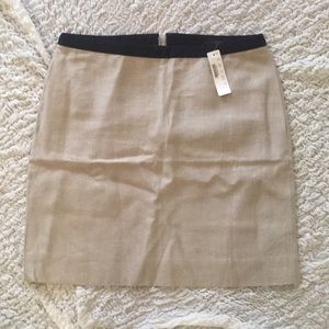 J. Crew khaki knit skirt